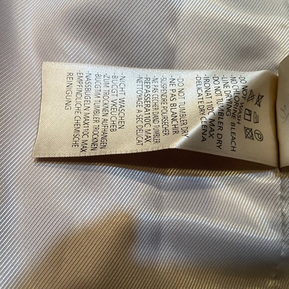 CHIC LUXEDRESS CLASSIC SATIN LAPEL 1 BUTTON TAILORED BLAZER SIZE MEDIUM - Picture 8 of 8